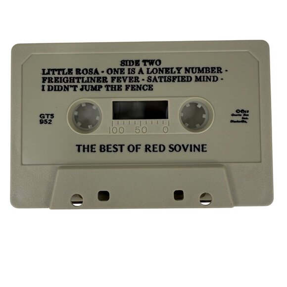 1978 The Best Of Red Sovine Audio Cassette Tape Country Music Hits Gusto Records - Picture 6 of 8